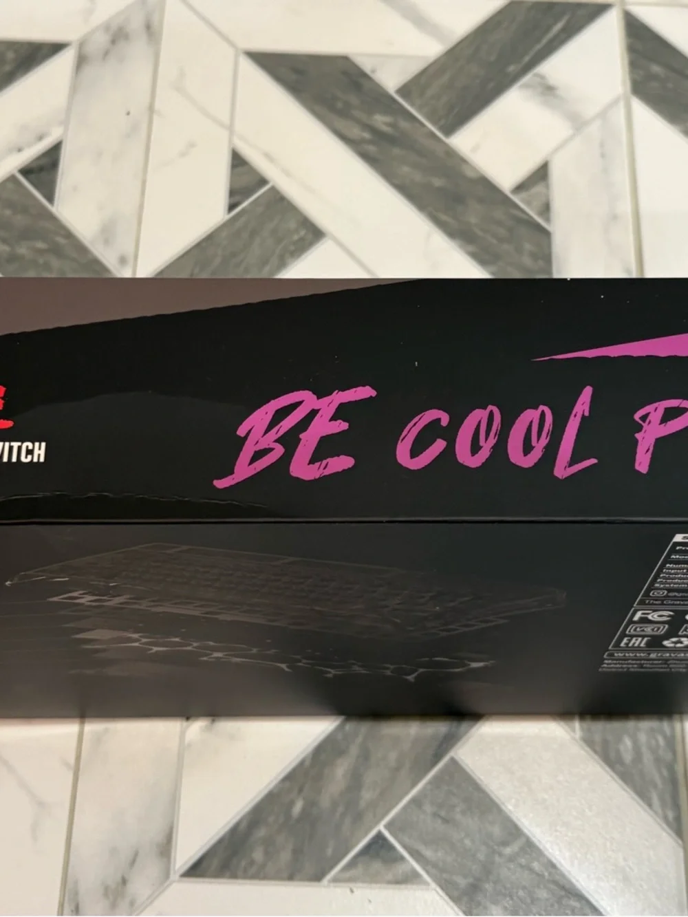 Gravastar Mercury V75 Lite-Transparent Pink Hall Effect Magnetic Switch Keyboard